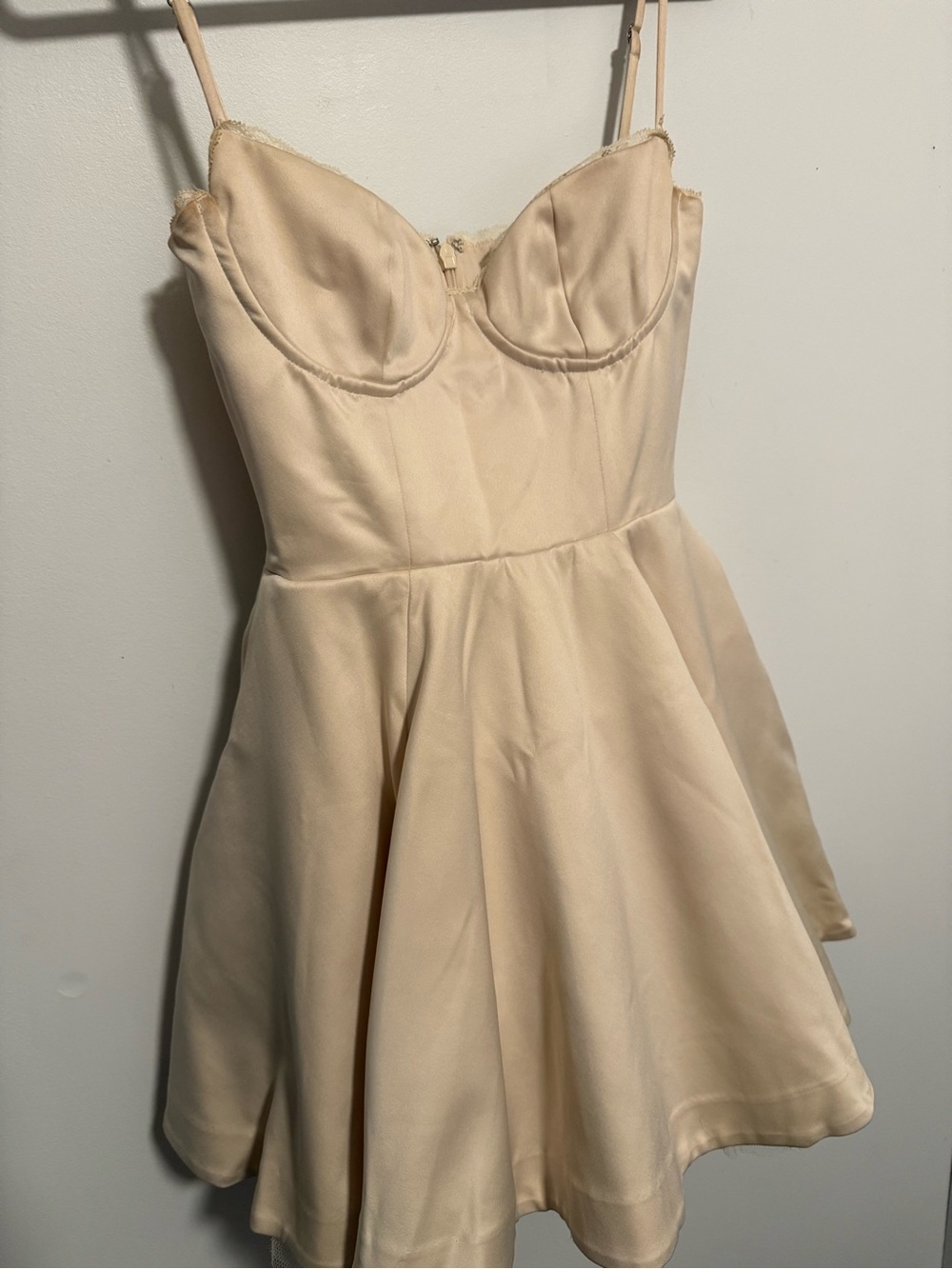 House of CB Minimoiselle Vintage Cream Tulle Mini Dress - Picture 5 of 11